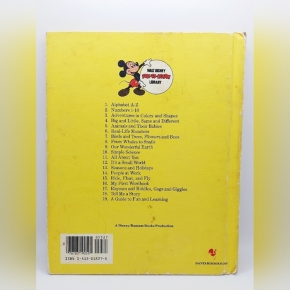 Vintage 1983 Disney Learning Book for Children - Picture 2 of 8